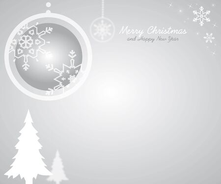 christmas card on grey background のイラスト素材