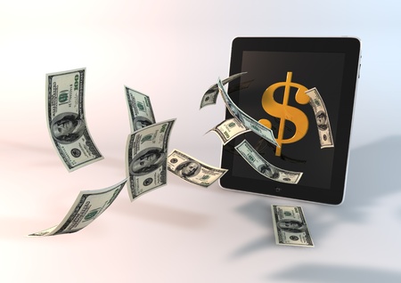 This is images 3 dimensional rendering reflecting the business context  And financial の写真素材