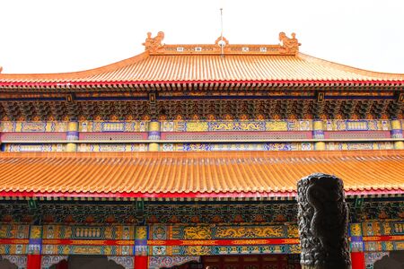 Chinese Temple, which is located in Thailand.のeditorial素材