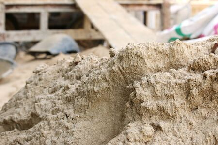 Atmosphere, materials and equipment in construction.の写真素材