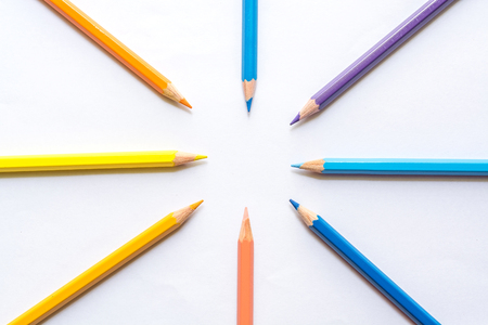pencil colorの写真素材