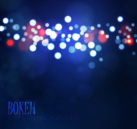 Colorful blue ans red bokeh background for your designのイラスト素材