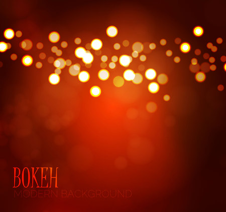 Ilustración de Colorful bokeh background for your christmas design. - Imagen libre de derechos