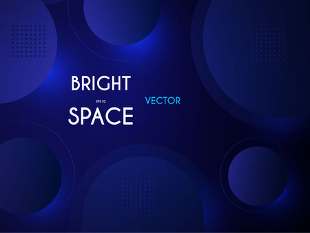 Abstract Geometric Background. Liquid Shapes. Simple Fluid Design. Depth Vector illustration.のイラスト素材