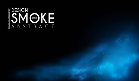 Fog, mist and smoke steam clouds. Transparent effect. Depth design.のイラスト素材