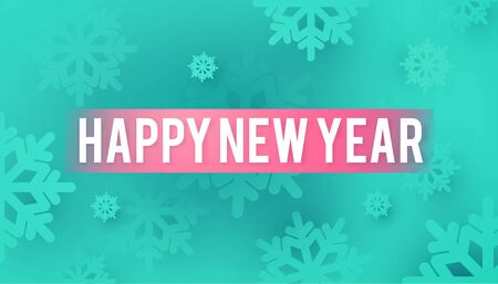 HappyNew 2020 Year Soft background with snowflakes.
