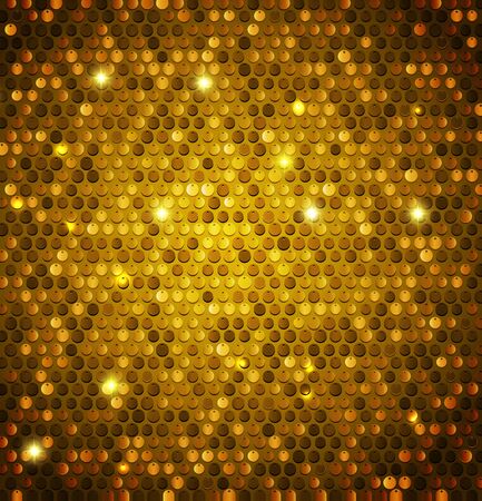 Abstract shining background with glossy sequins. Glamour party and holiday design.のイラスト素材