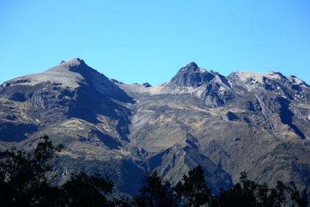 Andes mountain in Ecuadorの写真素材