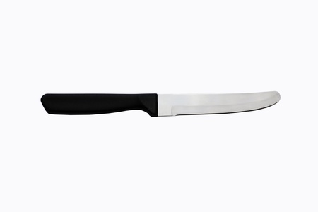 A kitchen knife with rounded end-shaped for safety, not dangerous.の写真素材