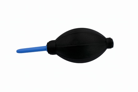 A small air blower mainly use for cleaning lens, camera, mobile phone.の写真素材