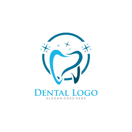Dental Logo. Dental Logo Design Vectorのイラスト素材