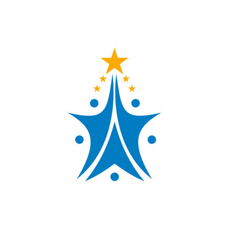 star success partner vector logo, team logo vectorのイラスト素材