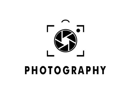 camera photography logo icon vector templateのイラスト素材