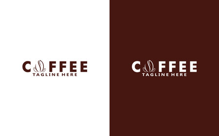 coffee logo concept identity for Restaurant, Cafe, Royalty, Boutique, Heraldic, and other vector illustrationのイラスト素材