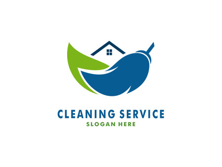 Clean Service Logo Template Design. Creative Vector Emblem, for Icon or Design Concept.のイラスト素材