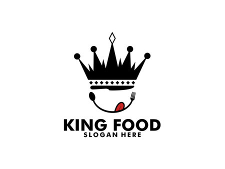 Food King Logo Template Design Vectorのイラスト素材