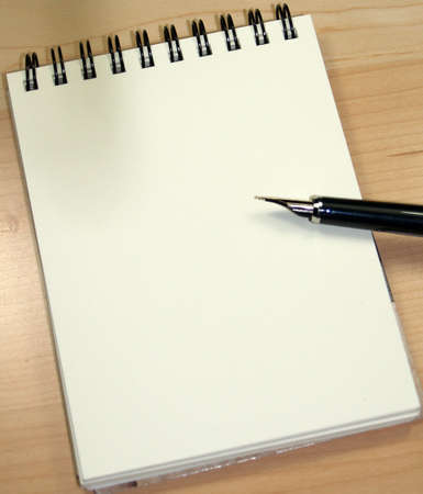 pen and notepadの写真素材