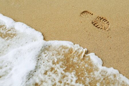 foot printの写真素材