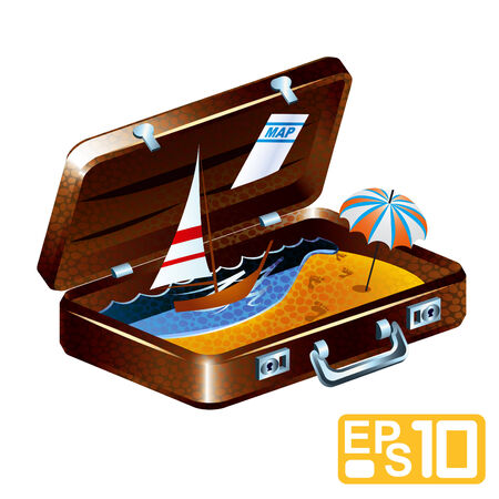 suitcaseのイラスト素材