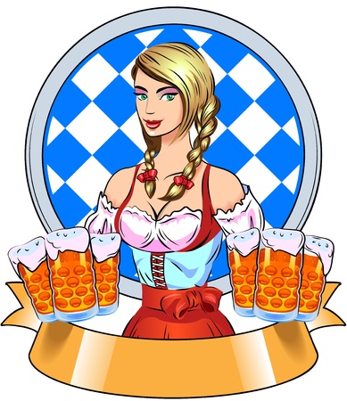 Oktoberfestのイラスト素材