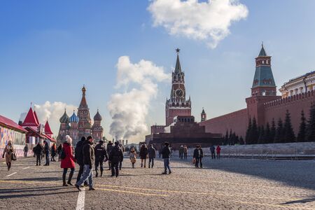 Moscow, Russia - February 8, 2020: Red Square in Moscowのeditorial素材