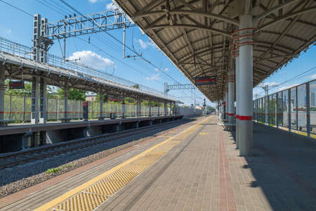 Moscow, Russia - June 26, 2022: Izmailovo MCC station