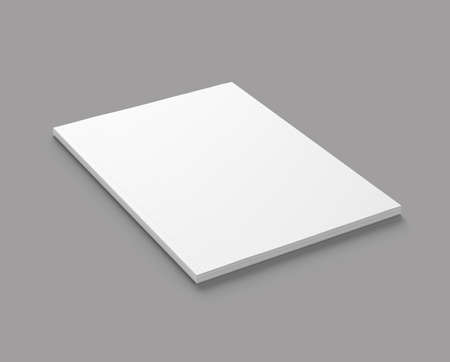 magazine or book design mockupの写真素材