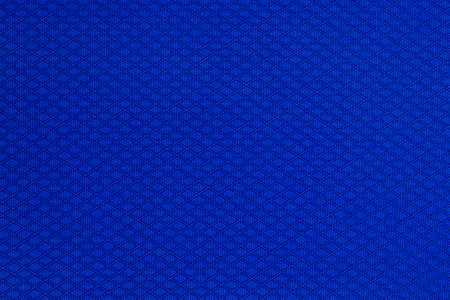 Synthetic fabric texture. Background of blue textile
