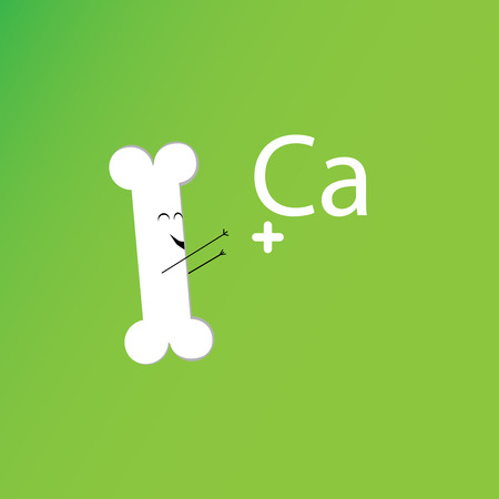 Bone with calciumのイラスト素材