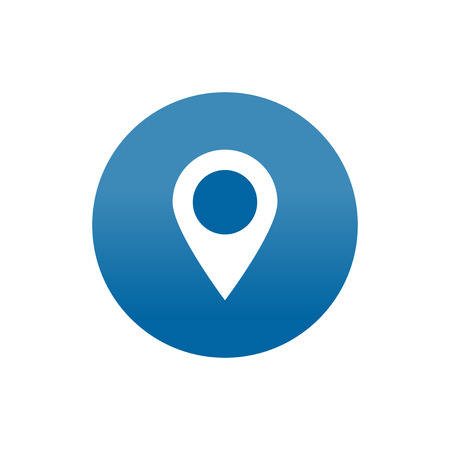 Gps pointer location iconのイラスト素材