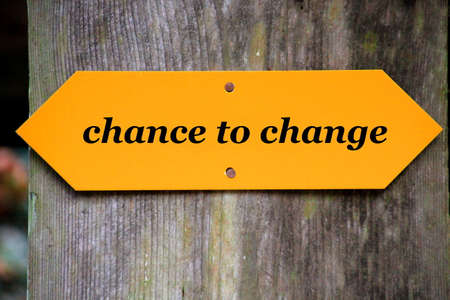 Chance to Changeの写真素材