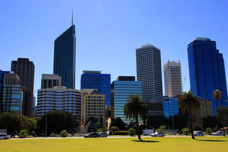 Skyline Perth Cityの写真素材