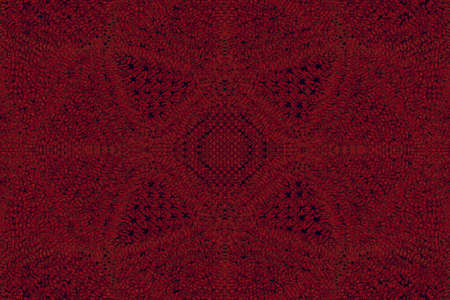 Illustration of a red ornamentの写真素材