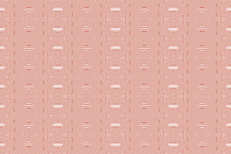 Illustration of repetitive red and white flowers
