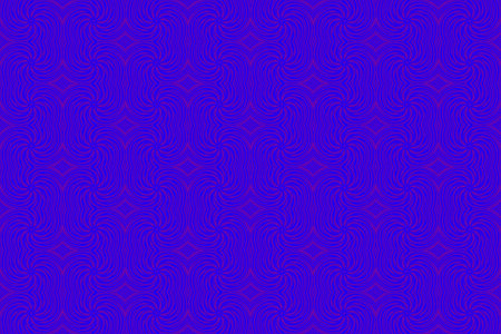 Illustration of repetitive dark blue and purple swirls
