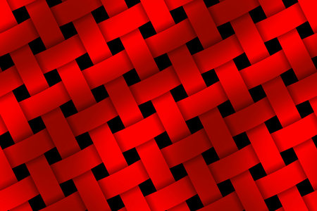 Illustration of red weaved pattern