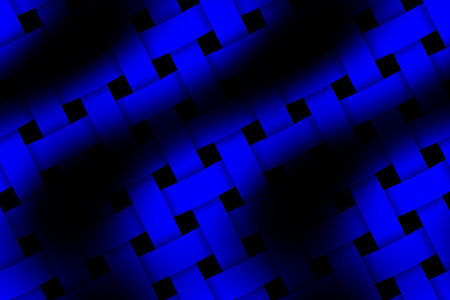 Illustration of dark blue and black weaved pattern