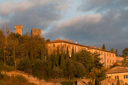 Montalcino, Tuscany, Italy.のeditorial素材