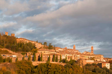 Montalcino, Tuscany, Italy.のeditorial素材