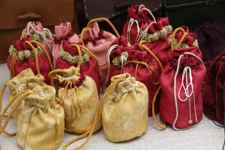 cute little bags to lay their coins or spices during the middle ages