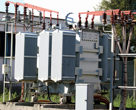 electric current transformer out of a hydro-electric power generation