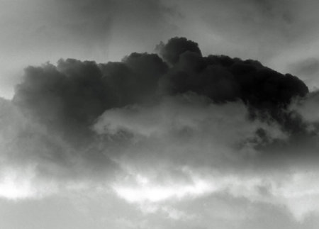 incredible sky cloudy leaden with large rain-laden clouds 2