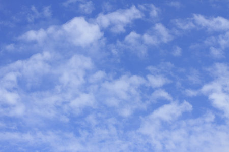 white clouds and a perfect blue sky 5