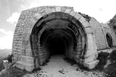 ancient Fort of Campo Molon used by the Italian army during World War Iの写真素材