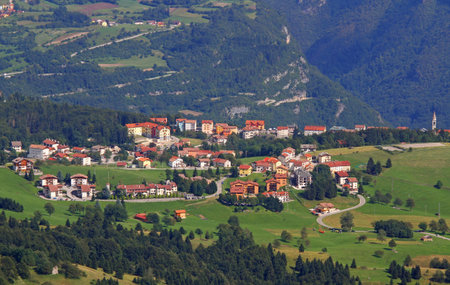 tonezza del cimone village in the province of vicenza in Italy