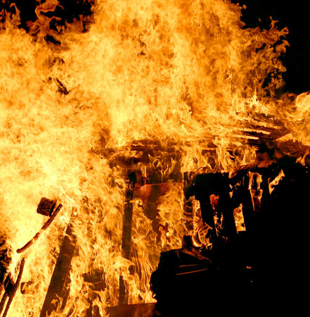 bonfire on the beach