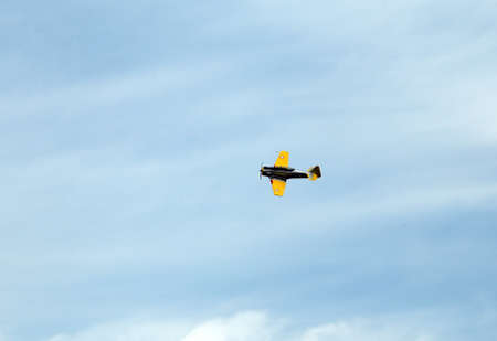 Thiene, Vicenza - Italy. 26th July, 2015: important air show called FlighThiene in Thiene Airport near Vicenza City in Northen Italy with many historical and modern airplanesのeditorial素材