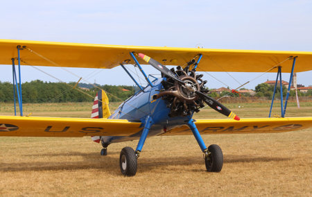 Thiene, Vicenza - Italy. 26th July, 2015: important air show called FlighThiene in Thiene Airport...