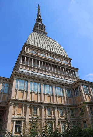 Highest historical building in the city of Turin called MOLE ANTONELLIANAのeditorial素材