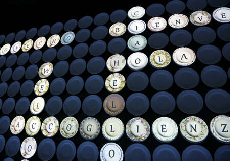 Milan, MI, Italy - 8th September, 2015. Expo Milan 2015 Universal Exposition. Detail of Spain Pavilionのeditorial素材